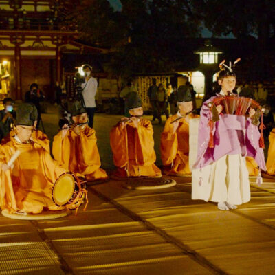 福岡県無形民俗文化財「竹の曲（たけのはやし）」公演　